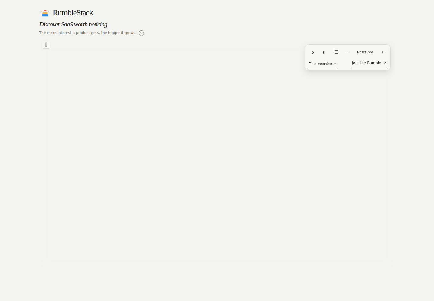 RumbleStack product screenshot