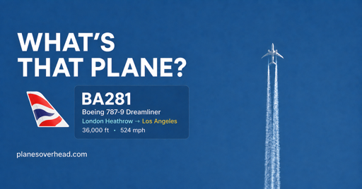 Planes Overhead product screenshot